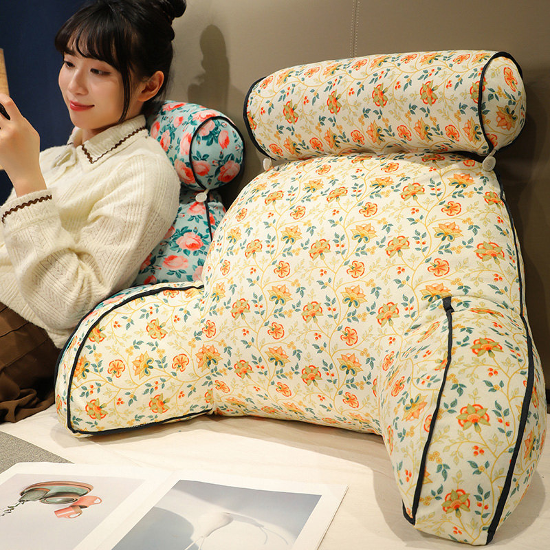 Bedroom Bedside Cushion Waist Pillow Pregnant Women Waist Pillow Sofa Large Backrest Side Lying Pillow Student Dormitory Soft Bag Cushion