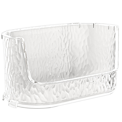 Light luxury glacier pattern mirror cabinet storage box bathroom bathroom cabinet organizer box washbasin cosmetics storage rack