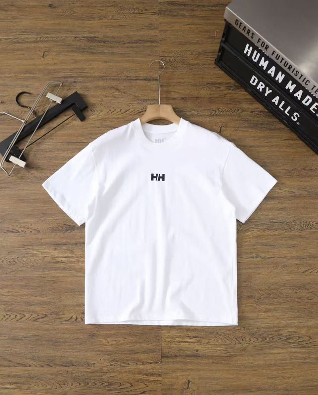 2025夏のハイリーハンソン男女の純綿半袖tシャツの上着は柔らかくて快適です。|undefined