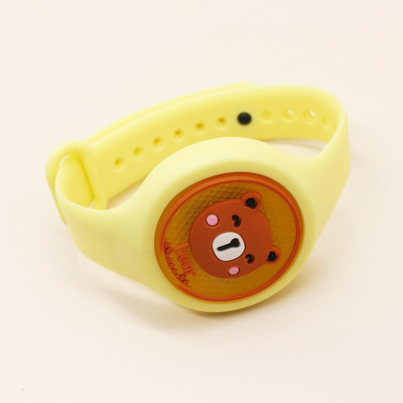 Pulsera de aceite esencial de planta coreana, pulsera de reloj, anillo de papa, giroscopio giratorio para niños, brazalete para niños