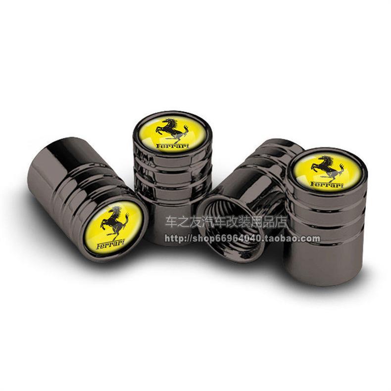 Suitable for Ferrari F430F12 F458 488 812 Car Tire Valve Cap Valve Core Dust Cover