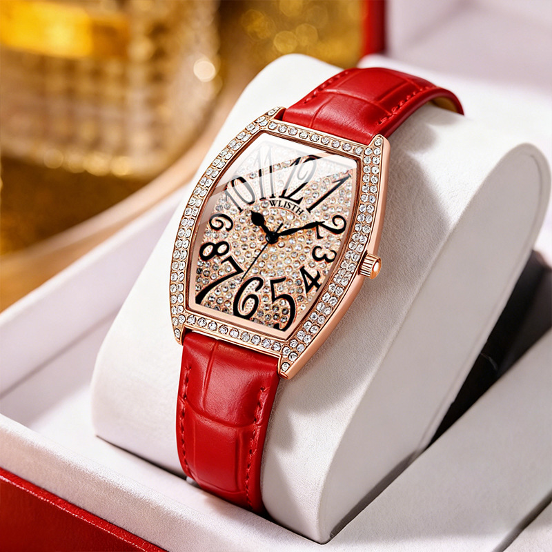 Cross-Border Popular Women's Watch Waterproof Luminous Quartz Watch Fashion Belt Business Casual Temperament Girls Watch