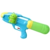 Big dinosaur, blue water gun