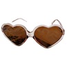Cute sunglasses suitable for men and women heart-shaped, glasses, 2021 collection, Amazon, Korean style