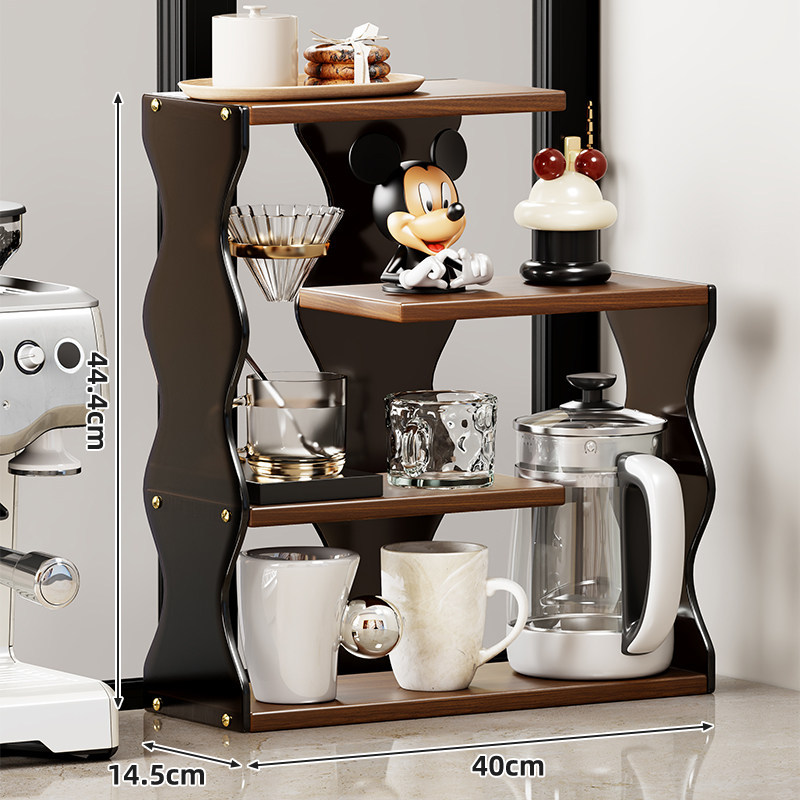 Estante Organizador de Tazas de Mesa de Acrílico para Café y Té
