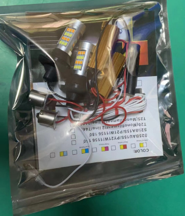 BA15S decoding two-color LED turn signal 1156 turn signal 7440 day running light 2835 42SMD BAU15S