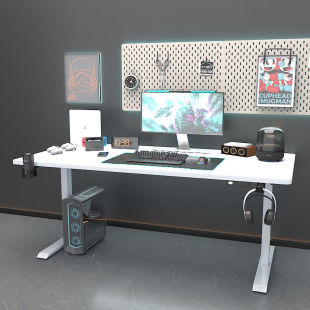 Intelligent Electric Lifting Desk Office Computer Desk Study Desk Solid Wood Desk Electric Lifting Leg Table MC