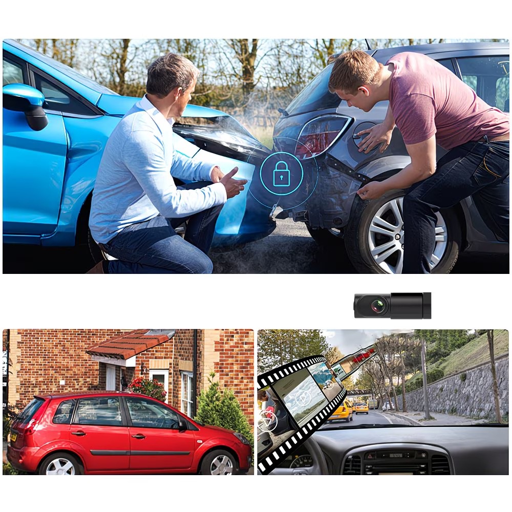 1080P HD Night Vision Car Dash Cam Wireless WiFi