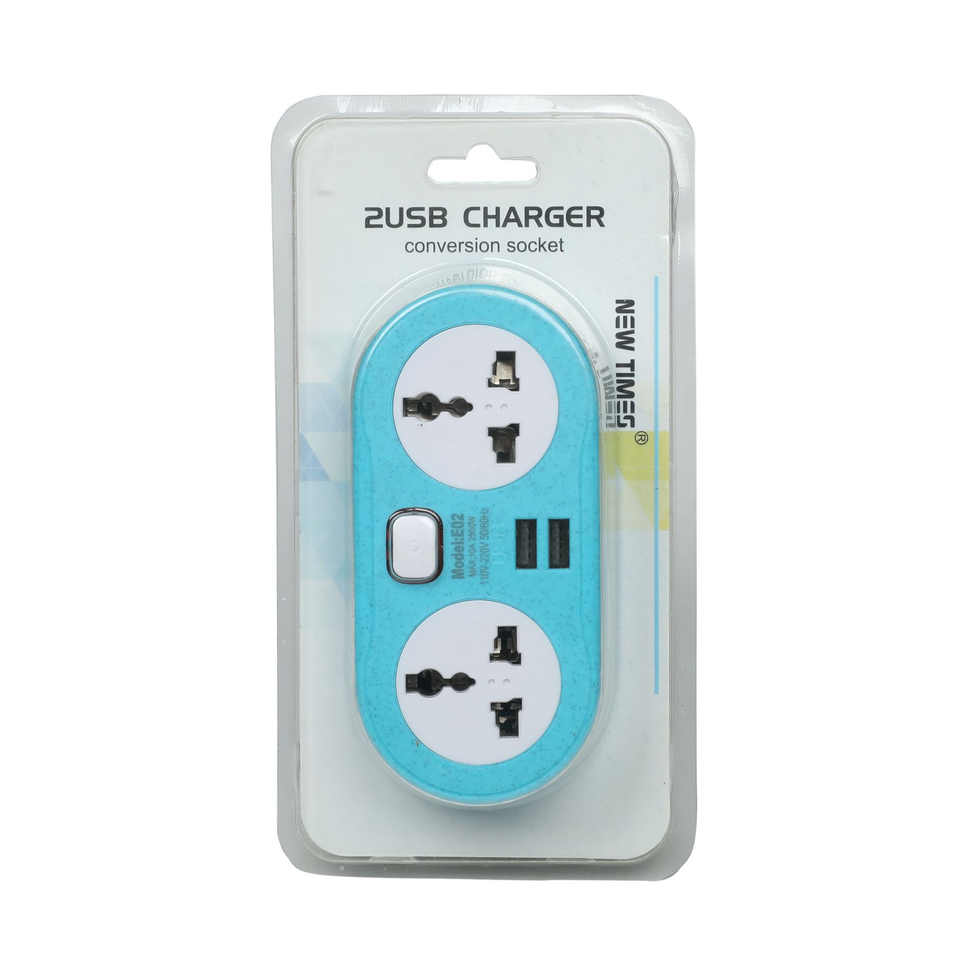E02 # E01 # 3USB conversion socket enchufe de conversión de dos orificios paquete de tarjeta de succión extranjera