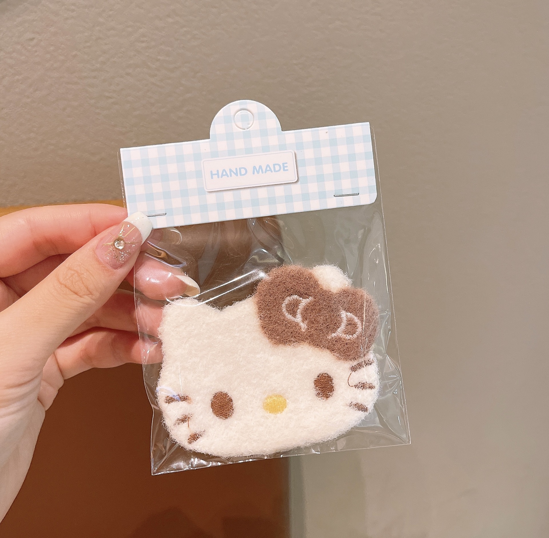 Nuevos clips para el pelo para niños Sanlio Capibara Kitty felinos peluche animación animal de dibujos animados de cabello para niñas