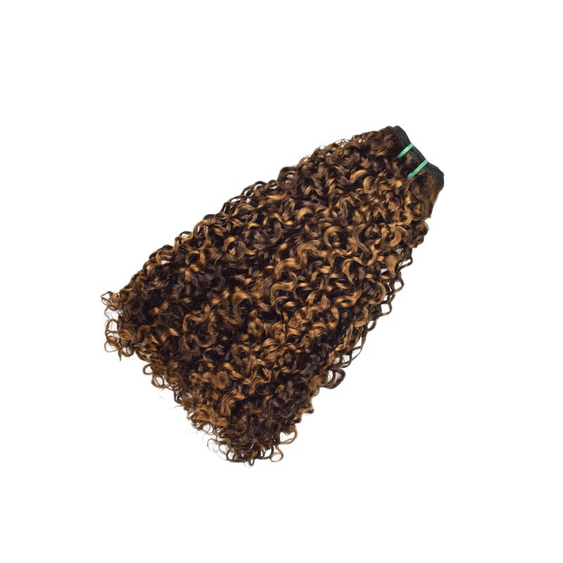 Cortina de Cabello Humano Rizado, Tejido a Mano, Apto para Tinte, para Mujeres