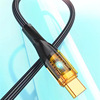 PD transparent data cable 100W30W6A Super fast charging Typec line suitable for Apple Huawei to prepare data cable