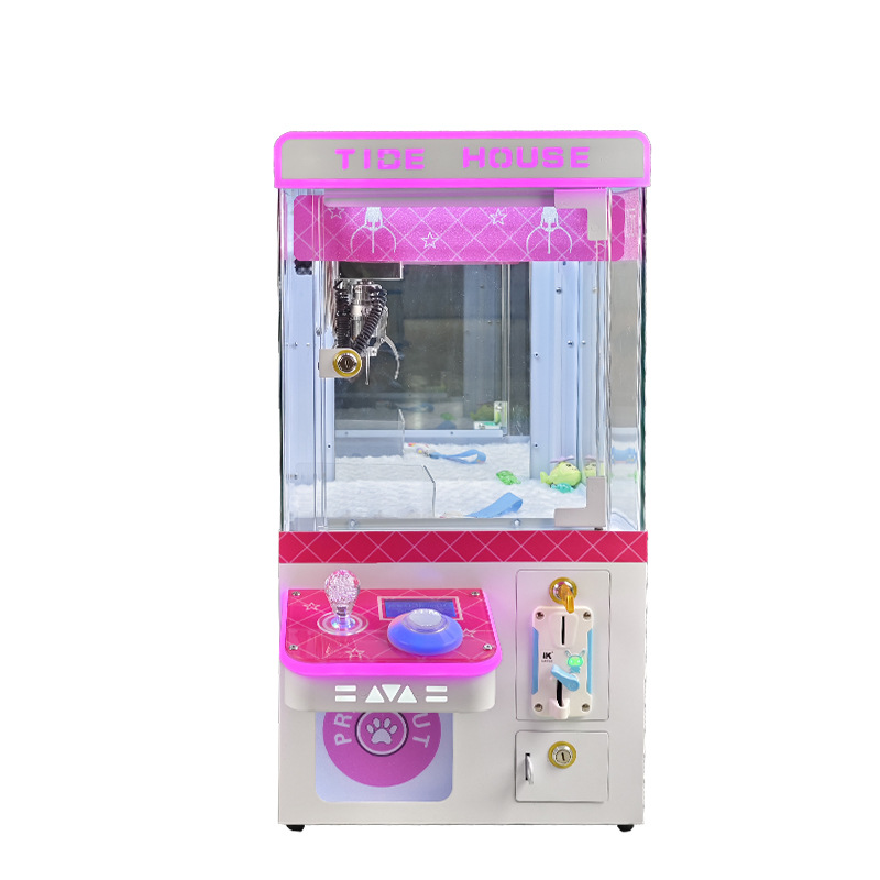 Máquina de garras para niños sudamericana personalizada, equipo de videojuegos para niños, mini máquina de juegos de muñecas de comercio exterior para una sola persona