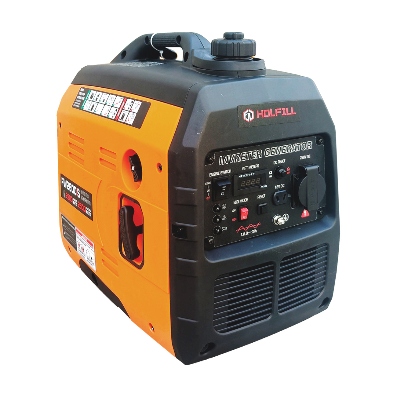 2-Kilowatt Portable Silent Inverter Gasoline Generator with Remote Control for Camping, Rv, Outdoor, and Home Use, Manufacturer 220
