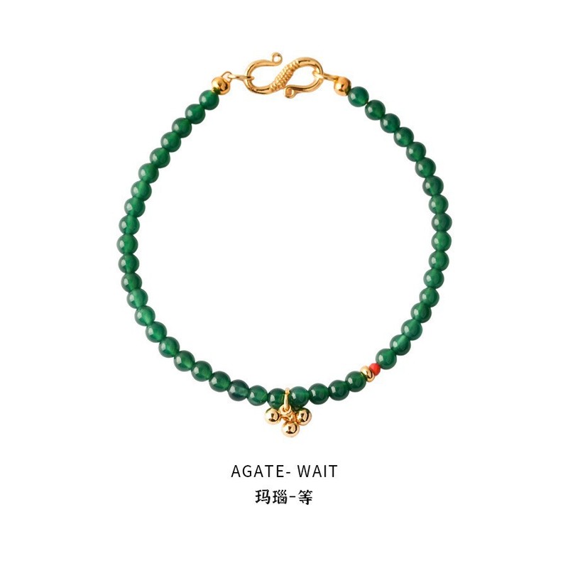 晗珞~海蓝宝锆石串珠手链夏日小清新水晶手串气质轻奢高级感手饰|undefined