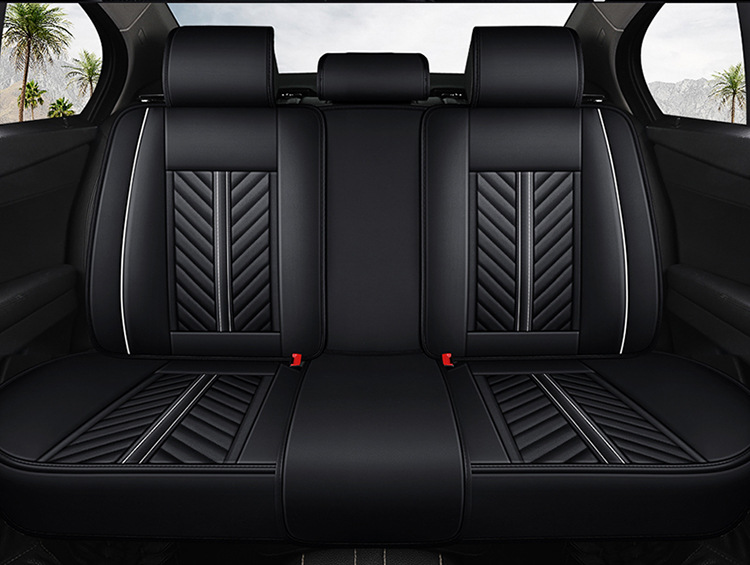 Universal Car Seat Cushion Four Seasons Full Surround Leather Seat Cover