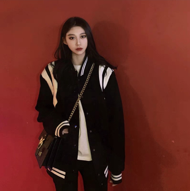 Artistic All-match Popular Loose Lover's Lazy Long-sleeved Slant Collar Fashionable Simple Short Jacket New Arrival Harajuku Trendy Artistic All-match Popular Loose Lover's Lazy Long-sleeved Slant Collar Fashionable Simple Short Jacket New Arrival Harajuku Trendy
