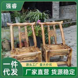 Q蕤3松木椅实木农村老式餐椅儿童农家乐饭店椅换鞋凳喂奶家用靠背