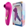 First generation small suction stick, rose red, with box