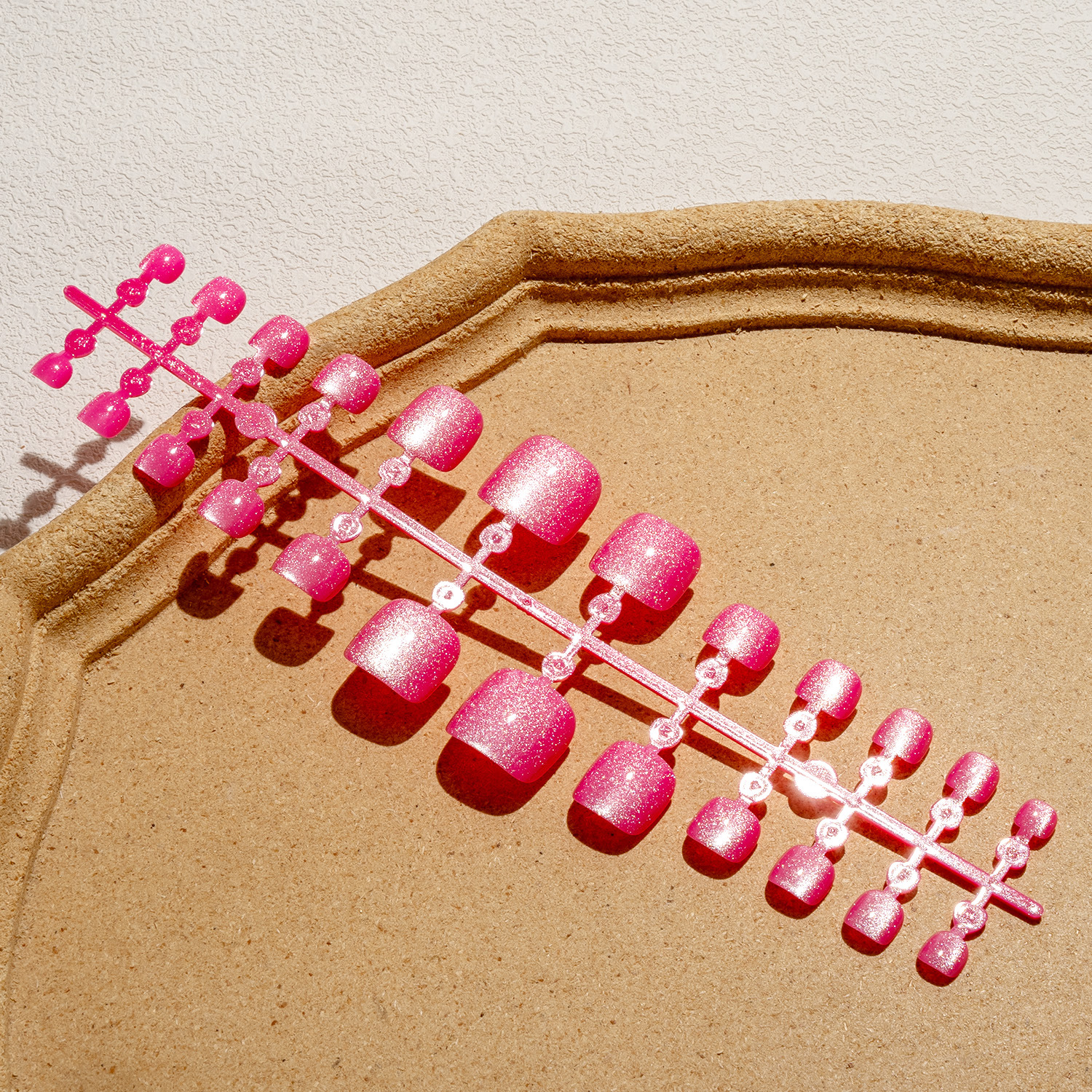Short nail stickers for toes