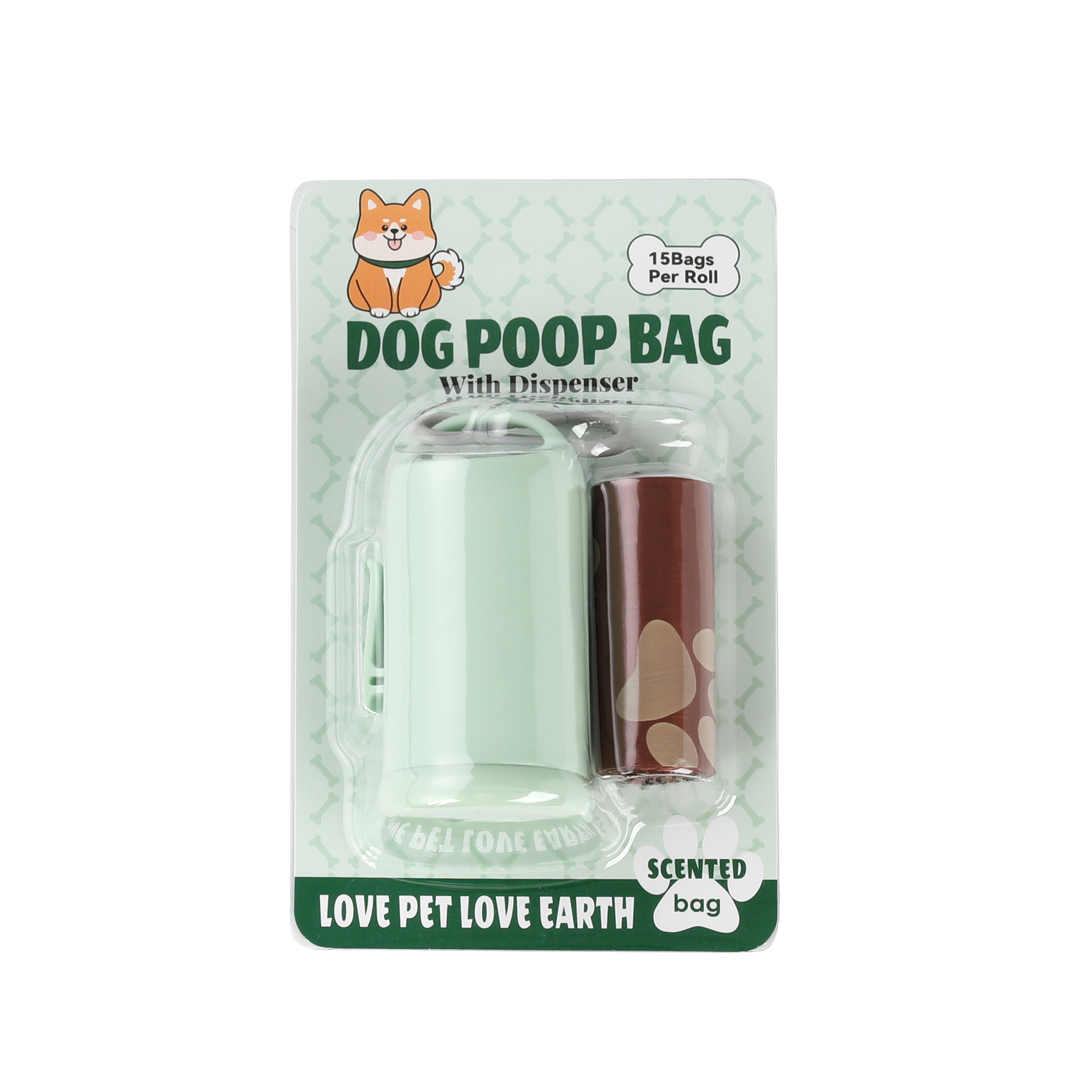 Shangchao colgando mierda recogiendo bolsa gato mierda bolsa de basura bolsa de caca perro recoger bolsa de basura para mascotas distribuidor