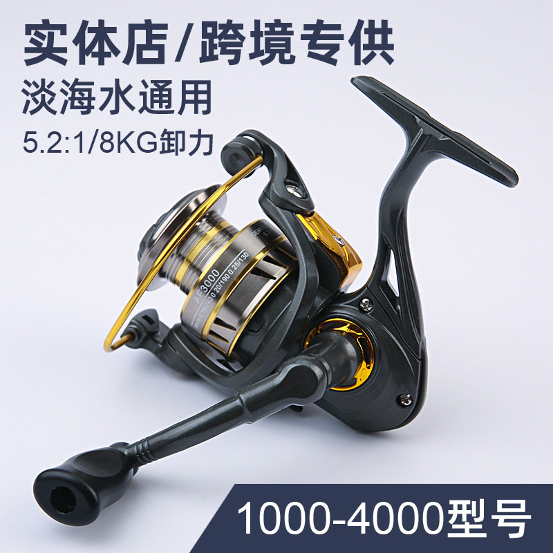 金属纺车轮渔轮鱼线轮路亚轮海杆轮远投轮路滑轮钓鱼轮渔具批发|undefined