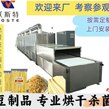 豆腐干豆油皮豆制品烘干机连续式隧道式食品微波烘干设备