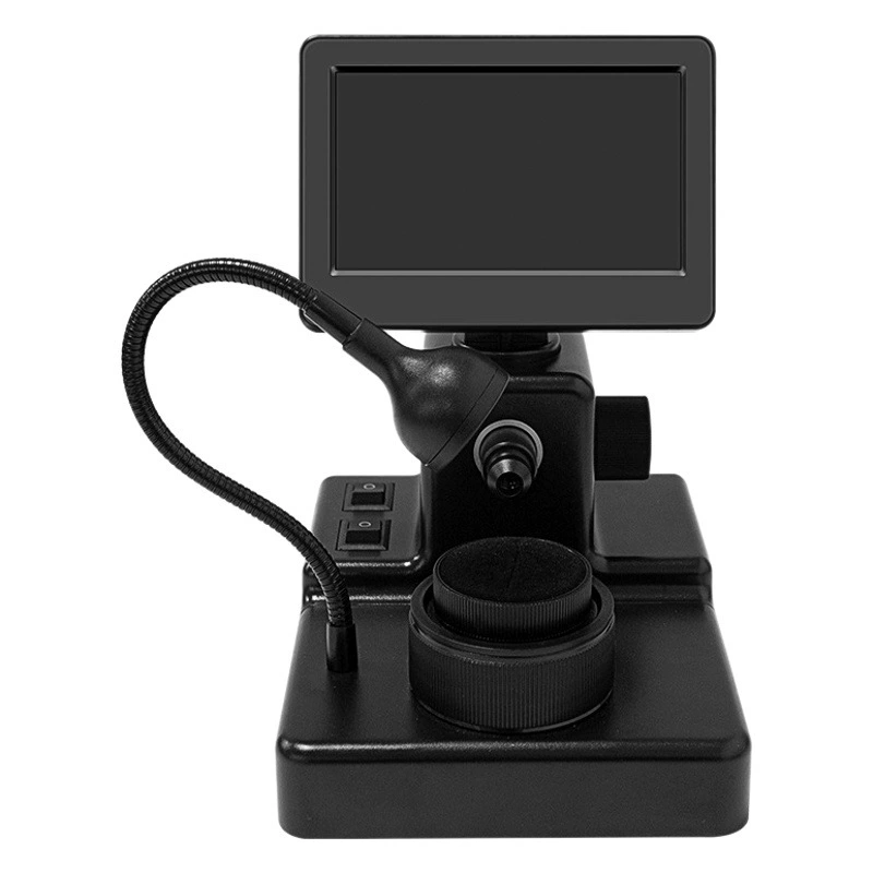 Завод Цифровых Микроскопов с экраном 4,3 дюйма, в наличии, профессиональная цельная опора для зеркала с алмазным поясным кодом