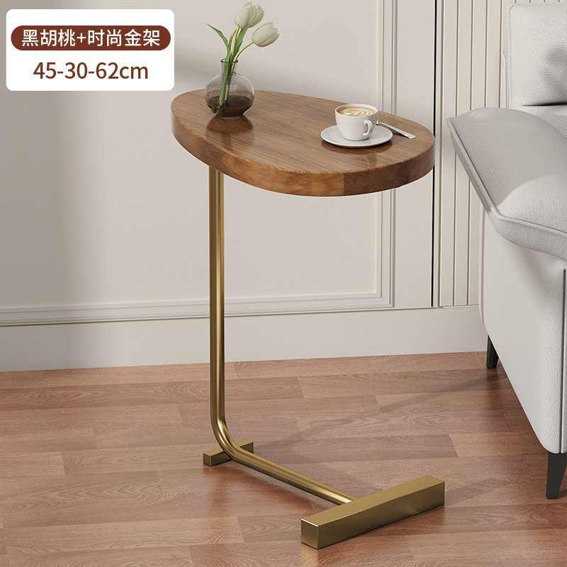 Sofá al lado de la sala de estar se puede mover mesa pequeña cabecera de la cama estante simple mini mesa de té de lujo