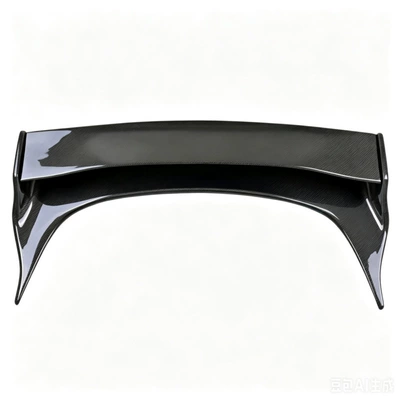 Suitable for Nissan 350Z modification, carbon fiber GT rear spoiler, Varis dual-layer spoiler for 370z (Fixed wind wing) - full-carbon-fiber