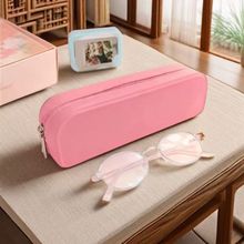 跨境新品硅胶简约文具笔袋铅笔笔盒厂家支持印刷LOGO收纳包袋批发