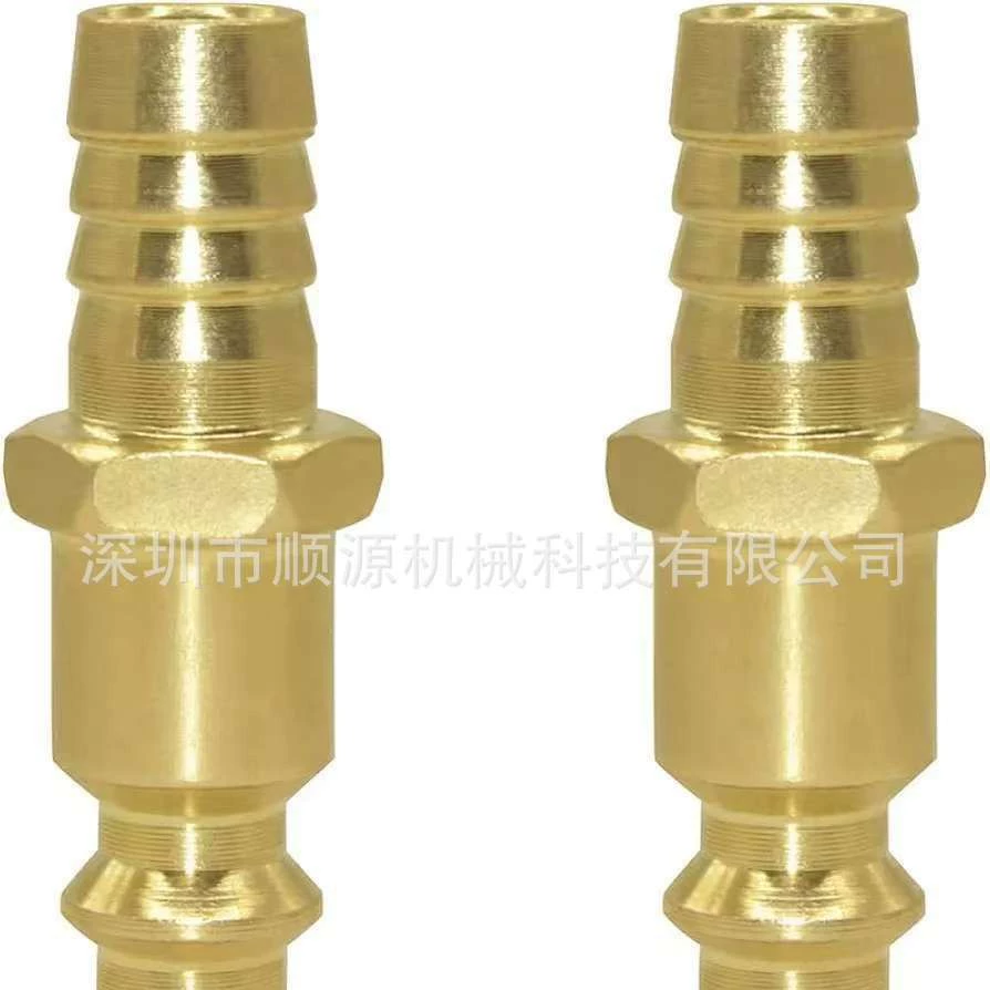 Промышленный американский стандартный быстроразъемный штекер, полностью медный 1/4 американский штекер с малой головкой в наличии.