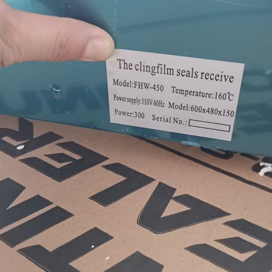 2019 nueva máquina de sellado de supermercado máquina de película de retención 450 máquina de sellado de exportación de embalaje máquina de sellado estándar 110v