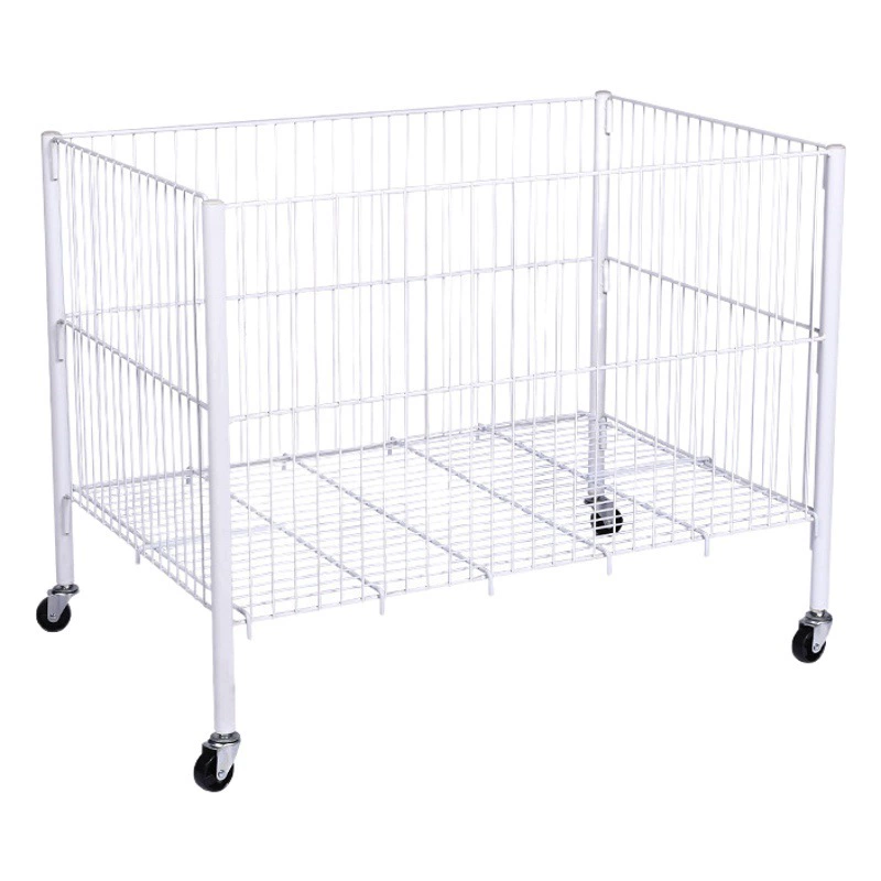 60*90 Большой размер клетка для одежды подвижная рекламная Автомобильная сетка полка с колесами клетка для хранения большое количество в наличии