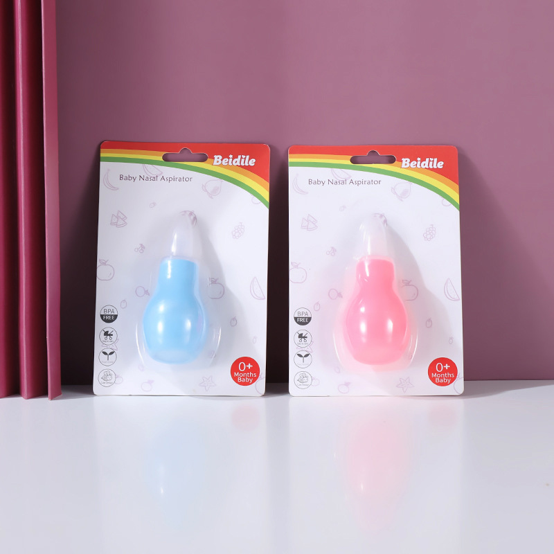 Factory supplies newborn baby nasal aspirator, cold snot cleaner, baby anti-reflux silicone nasal aspirator