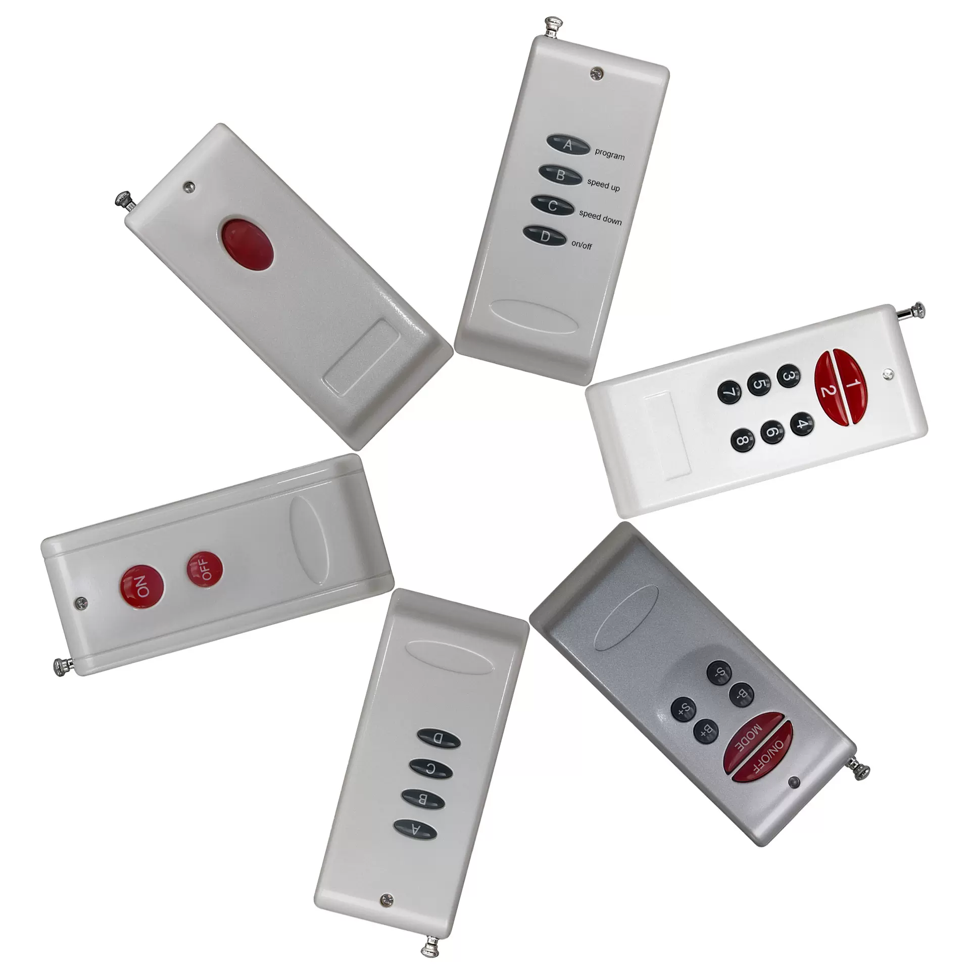 1000米大功率12468键LED舞台灯光控制配件  灯条灯带RF无线遥控器