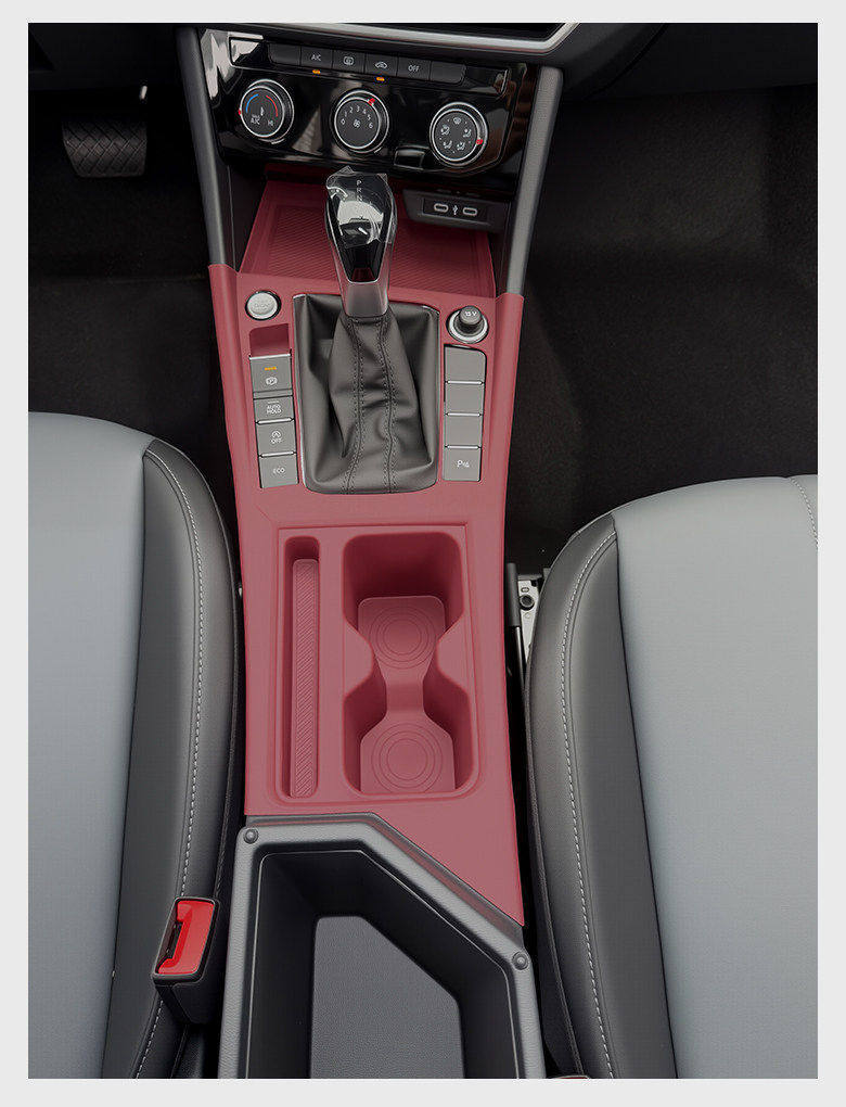 20-26 Models of Volkswagen Sagitar Beyond Edition Center Console Gear Shift Silicone Mat Water Cup Slot Interior Protection Mat Decorative Accessories