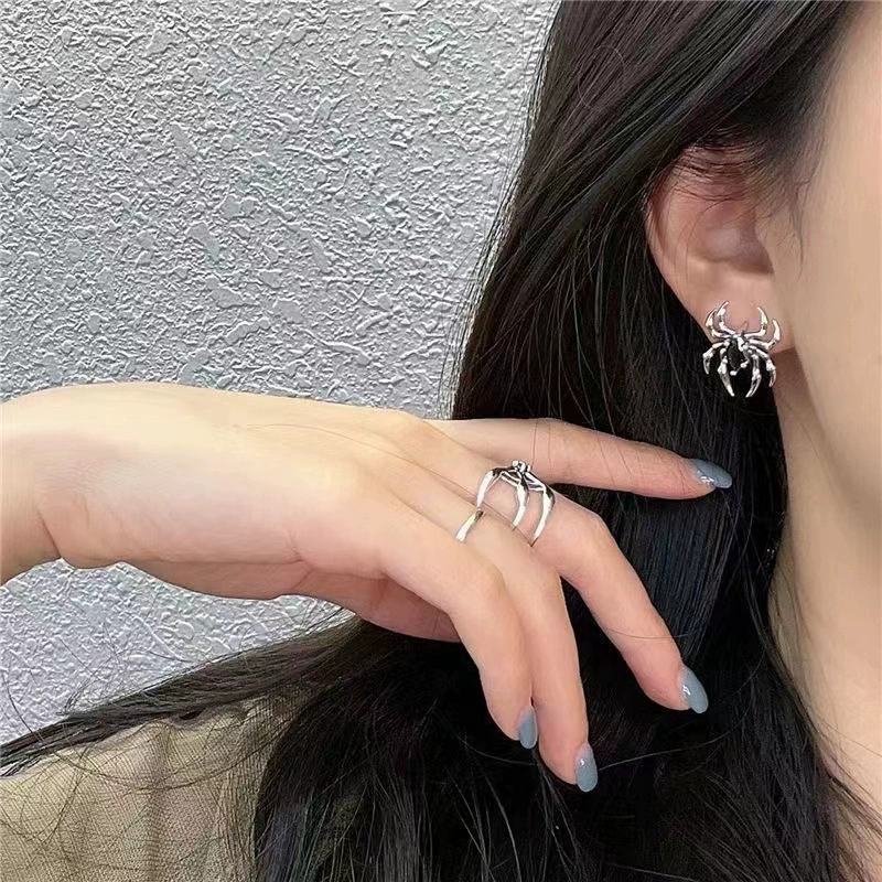 Модные креативные дизайн серьги, простая и элегантная модель, тренд сезона