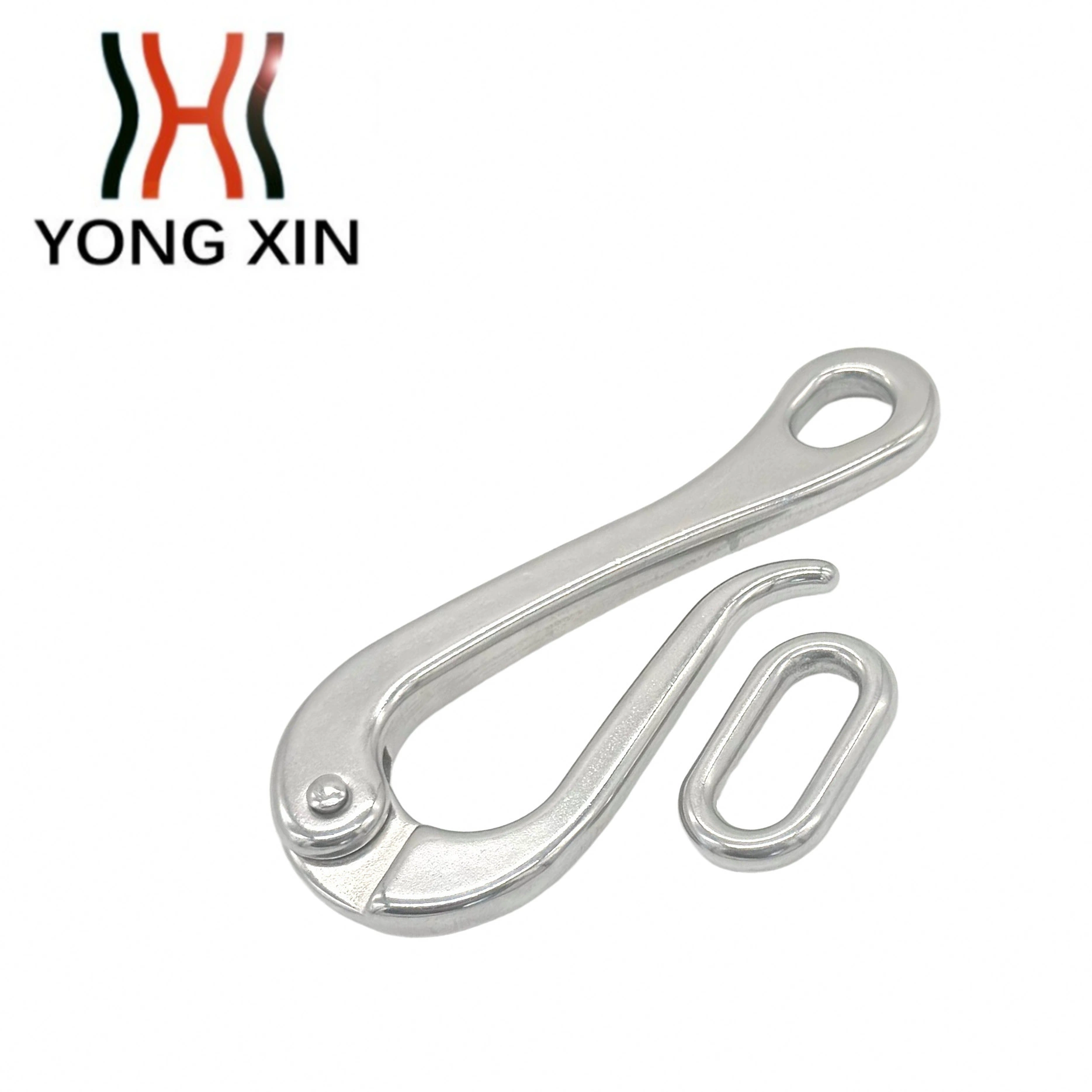 Крюк с гусиной головкой из нержавеющей стали Крюк Пеликан Быстросъемный крюк Крюк для спасательного плота Аксессуары для судового оборудования для яхт