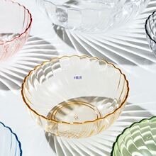 酒店餐厅商用塑料碗耐高温水果盘沙拉透明碗耐摔果盆亚克力水盅