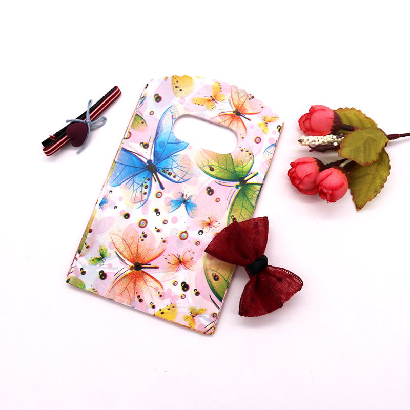 38g Weight Jewelry Packaging Bags Classification 45 Pieces Per Pack Quantity Holiday, Daily Occasion Plastic Material Heart Shape, Flower Pattern Casual, Simple Style Style Casual Simple Style Heart Shape Flower Plastic Jewelry Packaging Bags 8