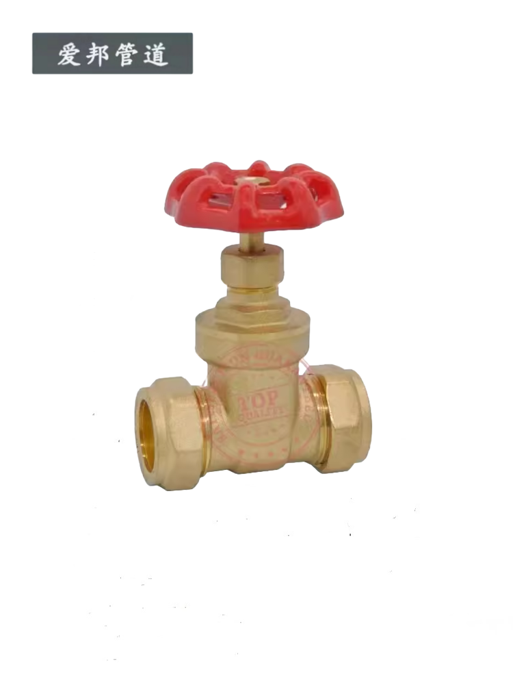 DN15 ~ DN50 válvula de latón con manguito de válvula de cobre grueso conector de válvula de tubo de cobre 15mm - 54mm