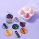 Mini Beauty Powder Puff, Makeup Water Drop Gourd, Beveled Cut, Wet and Dry Use, Colorful Powder-Free Dry Powder, Please Contact Customer Service for Details