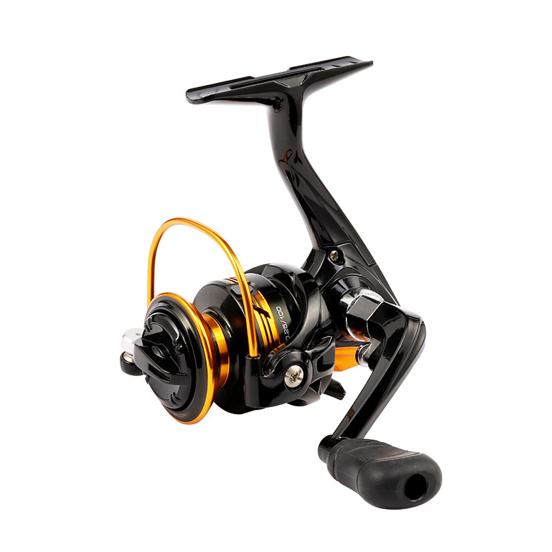 Carrete de pesca universal de metal, carrete ligero para spinning con señuelos, carrete para pesca en hielo tipo 500/800, carrete para pesca de boca de caballo.