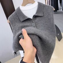 2026������ϵ��ɫPolo����֯�����¿�������ë�����ױ�ůʱ��