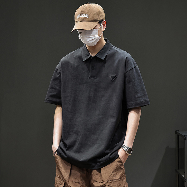 Retro fashionable short sleeve T-shirt