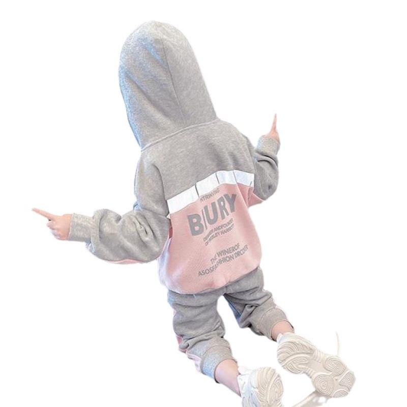 Set primavera-autunno 2023 New Net Red Abbigliamento per bambini Stile straniero per ragazze Sport e tempo libero Due_voghion.com