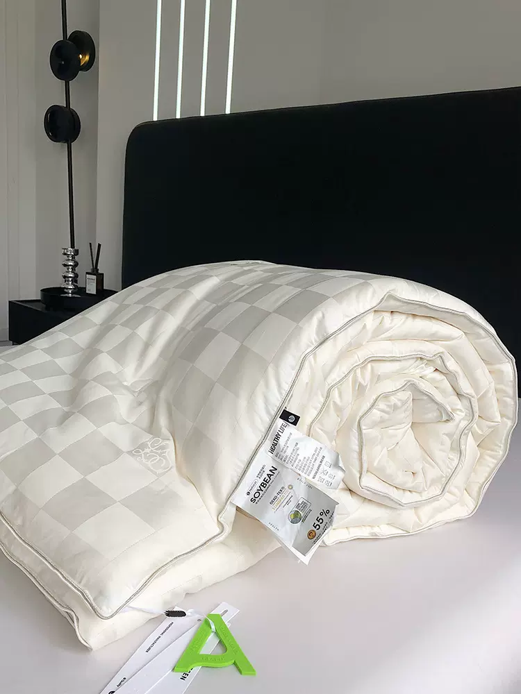 高档A类母婴级55%大豆纤维被芯单双人春秋加厚被褥保暖柔软被子