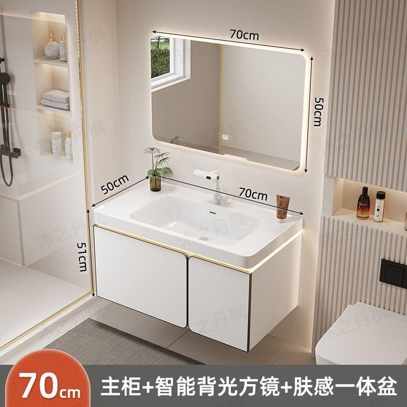 25 años de luz de la luna blanca nueva bañera de cerámica gabinete de baño combinado lavabo de cerámica lavabo gabinete de baño