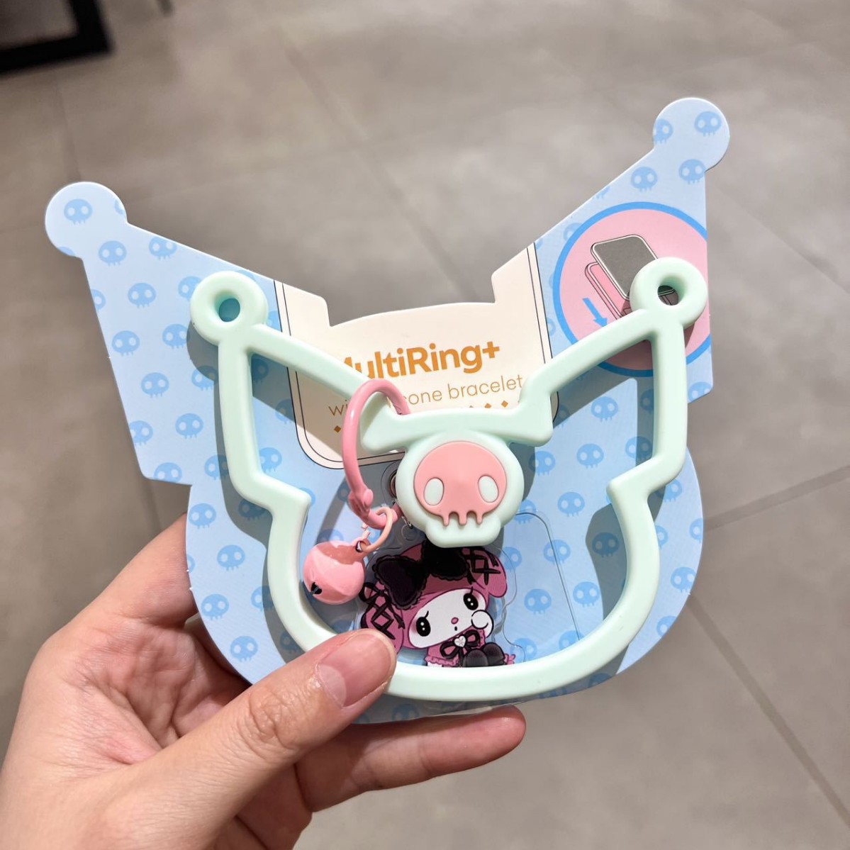 Cordón de teléfono móvil de alta gama estilo ins hecho a mano de boutique Pulsera de silicona Kulomi Cordón de teléfono móvil de moda Cordón corto